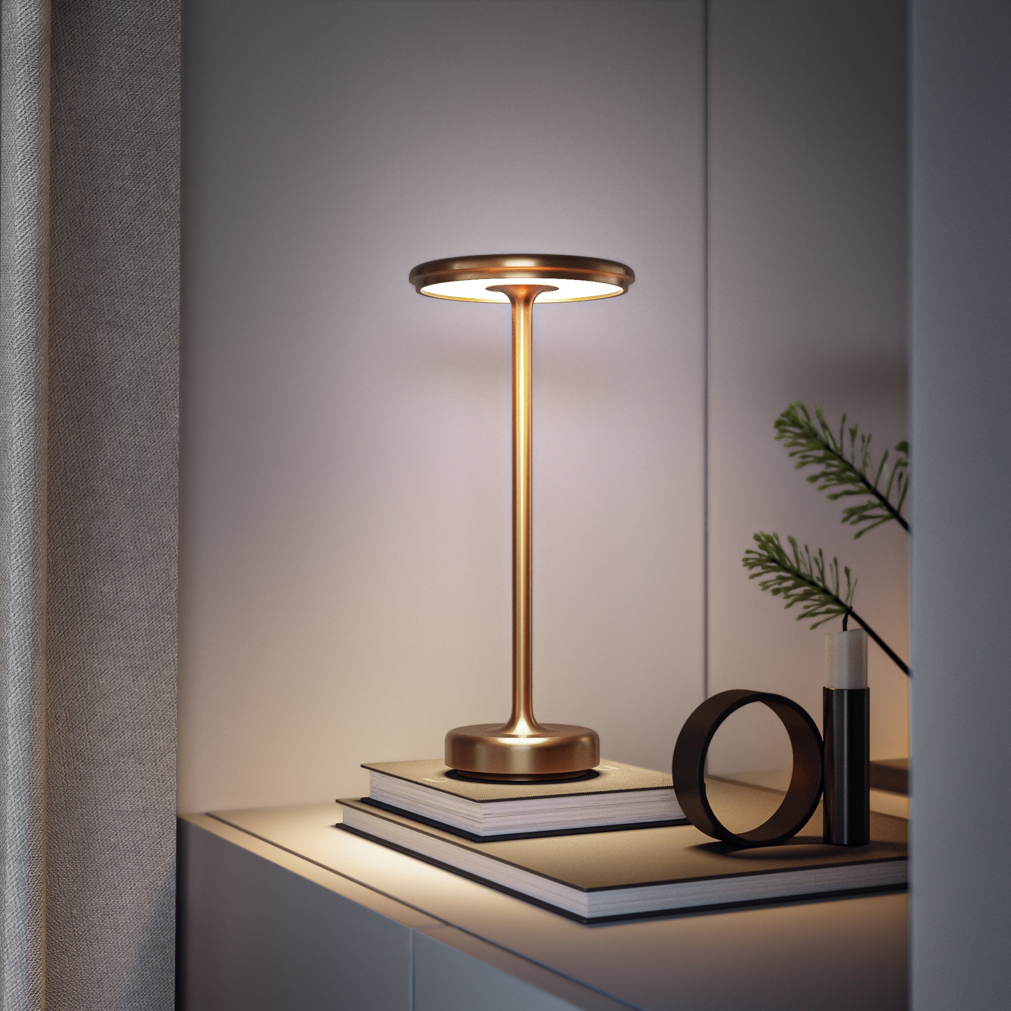 Aura Touch Lampe - stilvolle Innenraumbeleuchtung