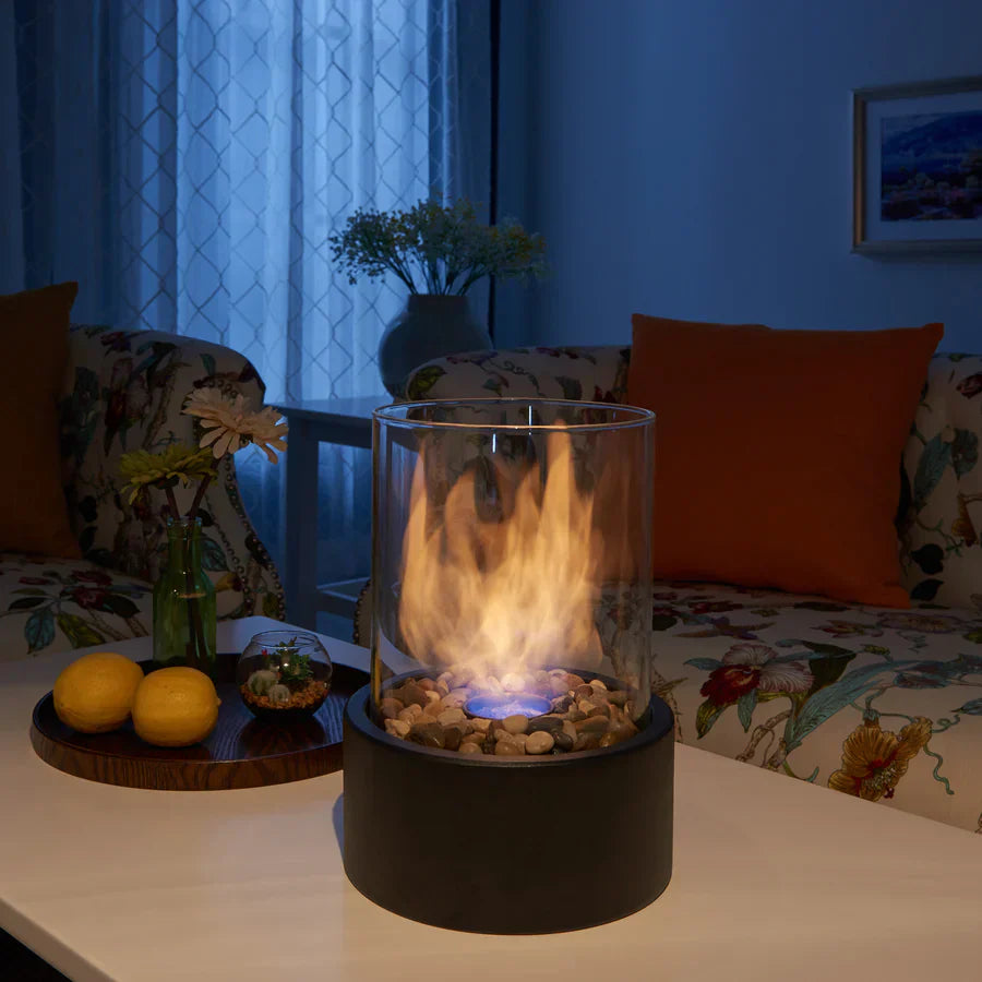 AuraFlame - Moderne tragbarer Tischkamin