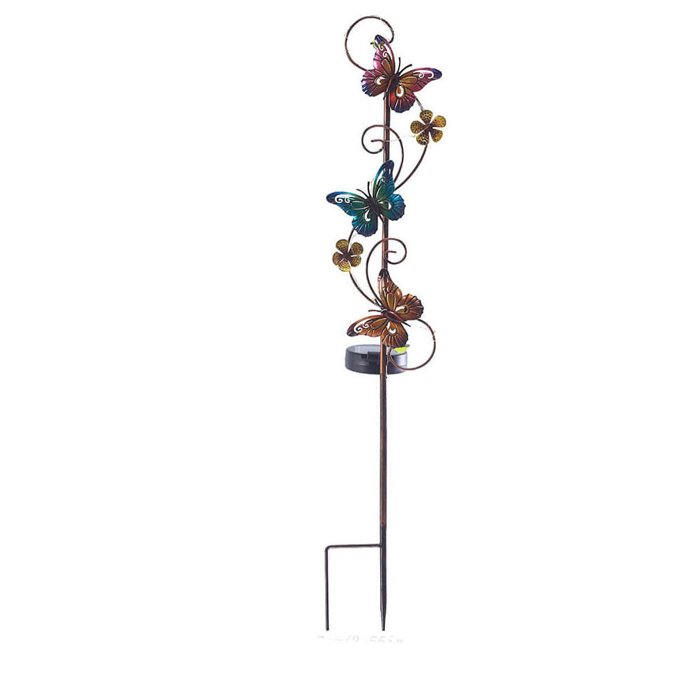 ArtGlow Solarbetriebene Gartenlaterne – Künstlerisches Metalldesign für stimmungsvolle Außenbeleuchtung
