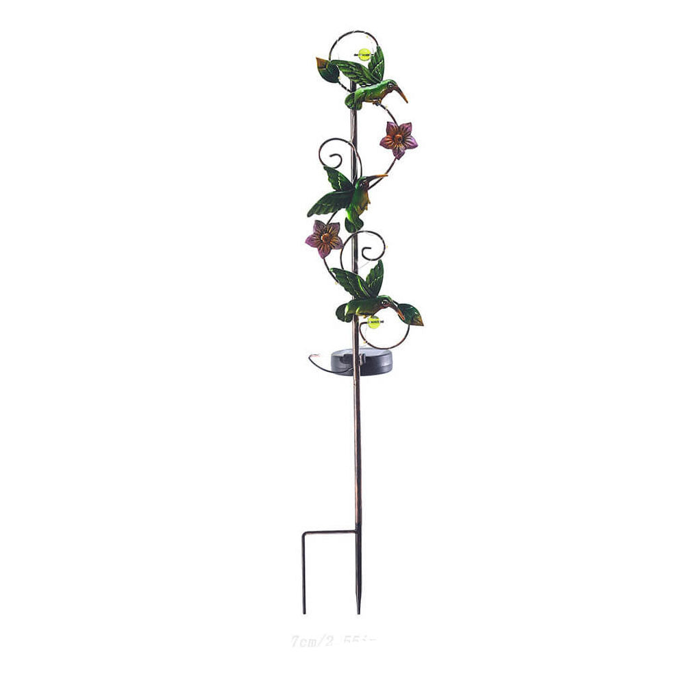 ArtGlow Solarbetriebene Gartenlaterne – Künstlerisches Metalldesign für stimmungsvolle Außenbeleuchtung