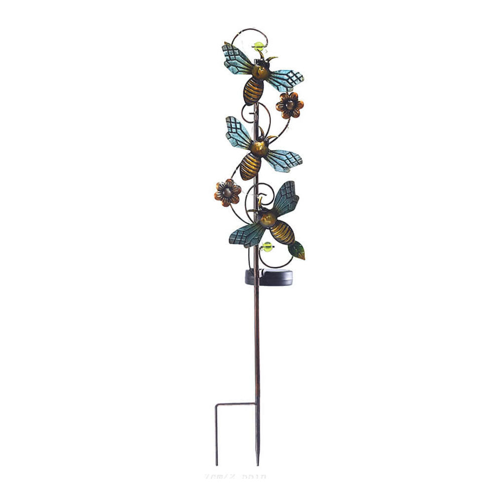 ArtGlow Solarbetriebene Gartenlaterne – Künstlerisches Metalldesign für stimmungsvolle Außenbeleuchtung