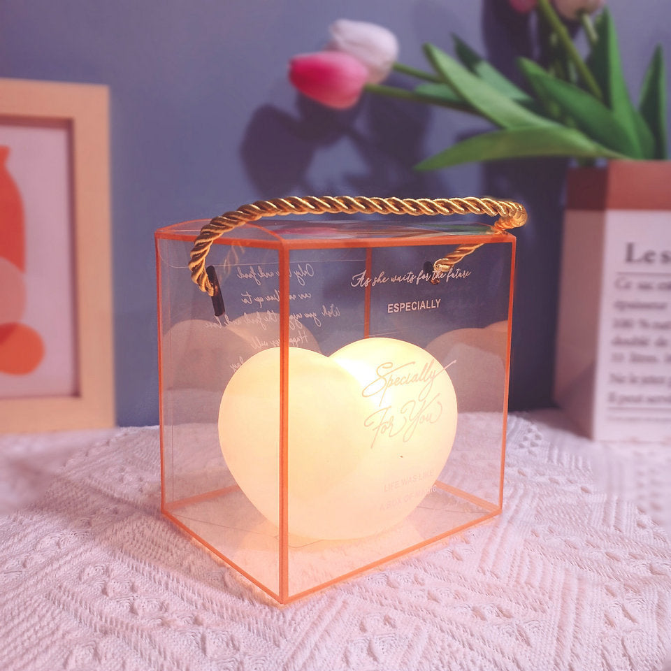 GlowHeart - Herzförmige LED-Nachtlampe