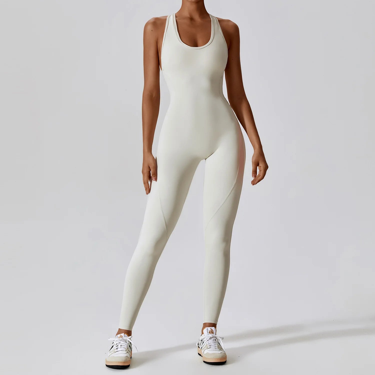Solider Yoga-Jumpsuit für Damen – Einteilige Activewear für Yoga & Pilates