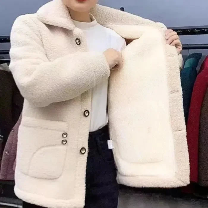 Astrid Fleece Wintermantel für Damen