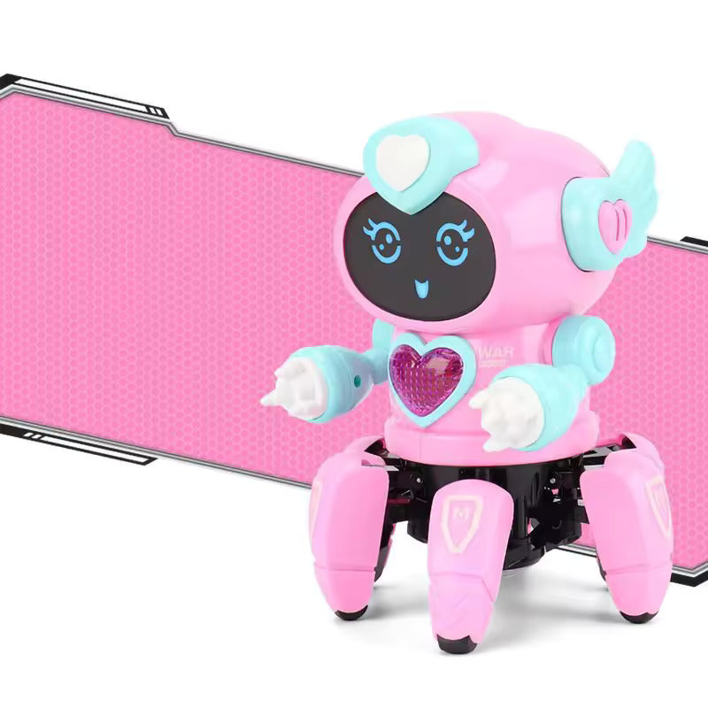 RoboGroove – Interaktiver singender und tanzender Roboter mit bunten LED-Lichtern