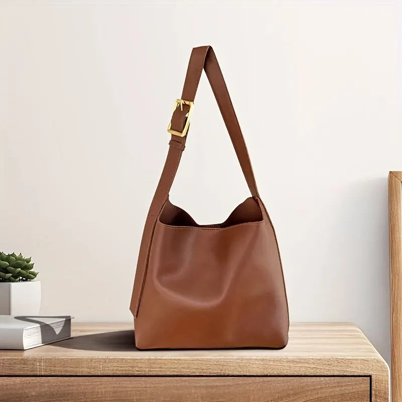 Savannah Luxus Leder Schultertasche - Zeitlose Eleganz für jeden Anlass