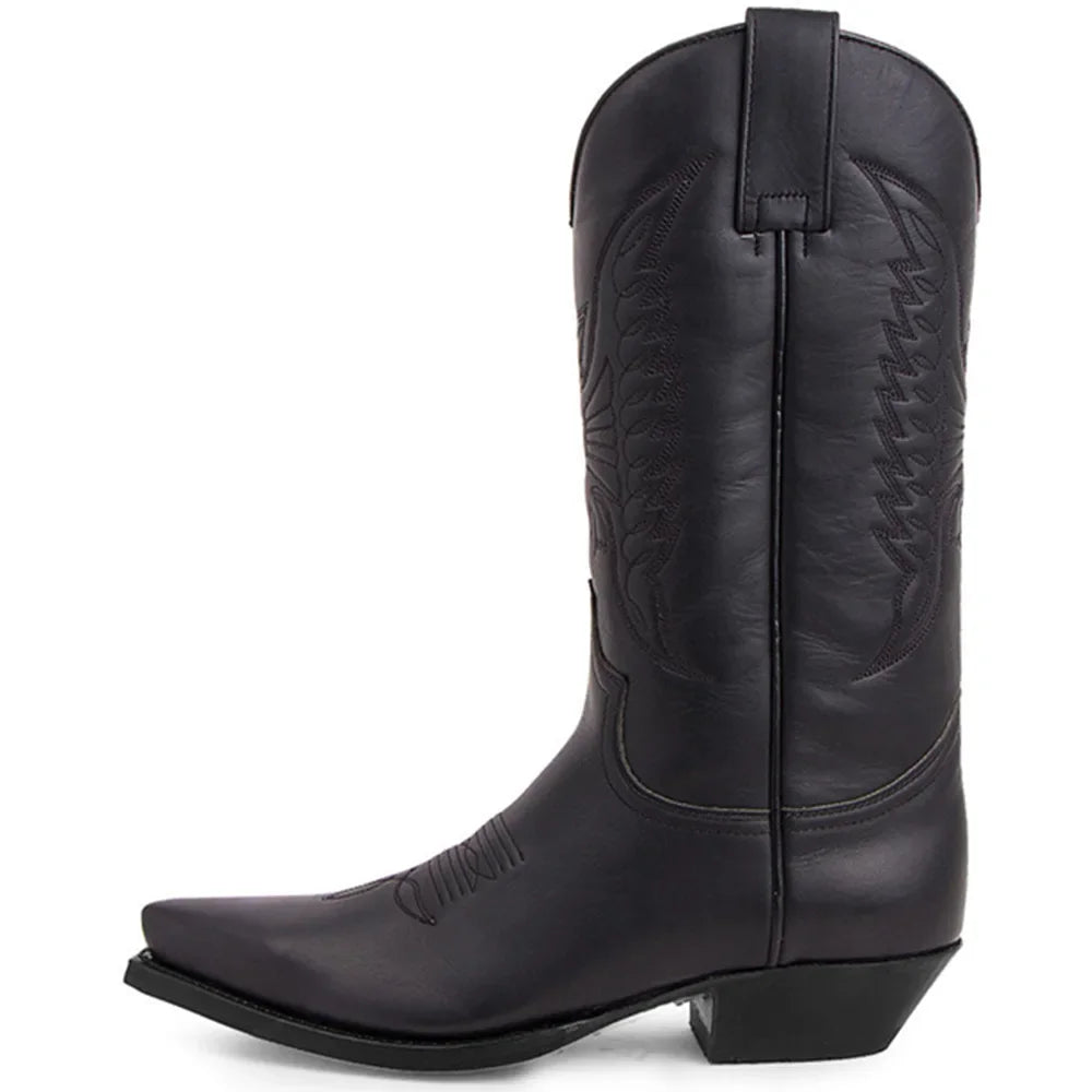 Magda - Klassische bestickte Cowboystiefel für zeitlosen Stil