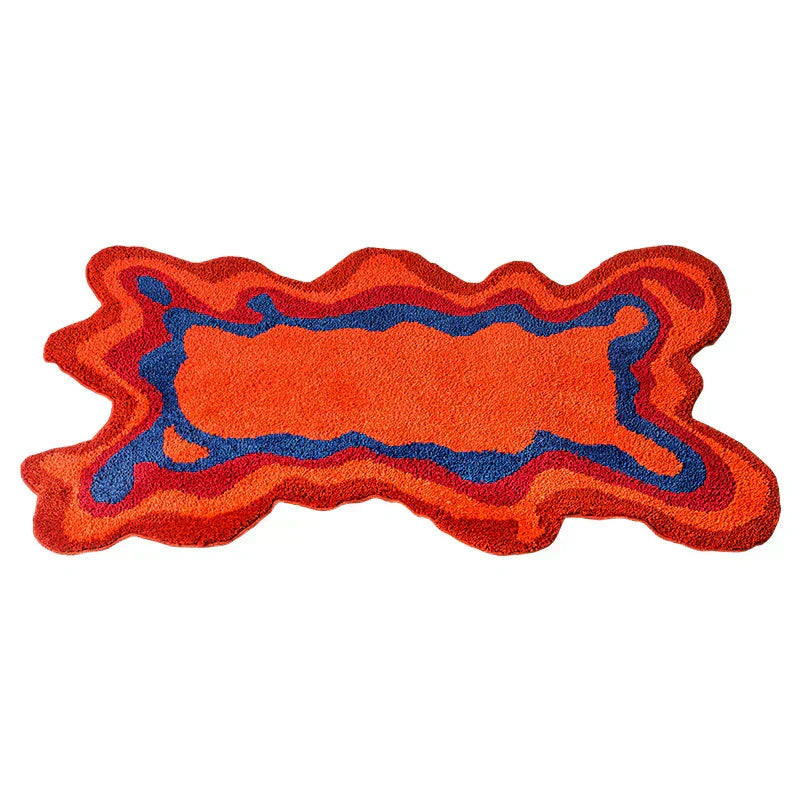 GrooveNest Gewebte Retro Teppich