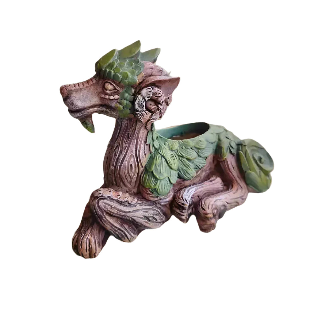 WhimsiDragon Sukkulentpflanzenkiste mit verspieltem Fantasiedesign