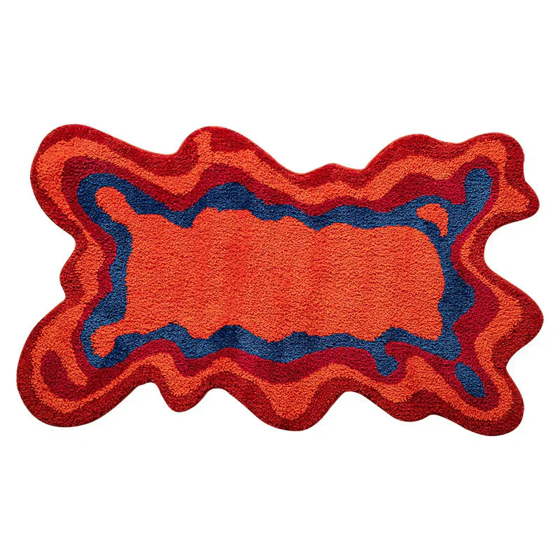 GrooveNest Gewebte Retro Teppich
