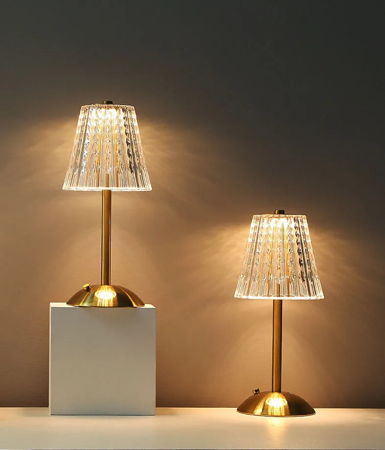 Kristall LED Schreibtischlampe