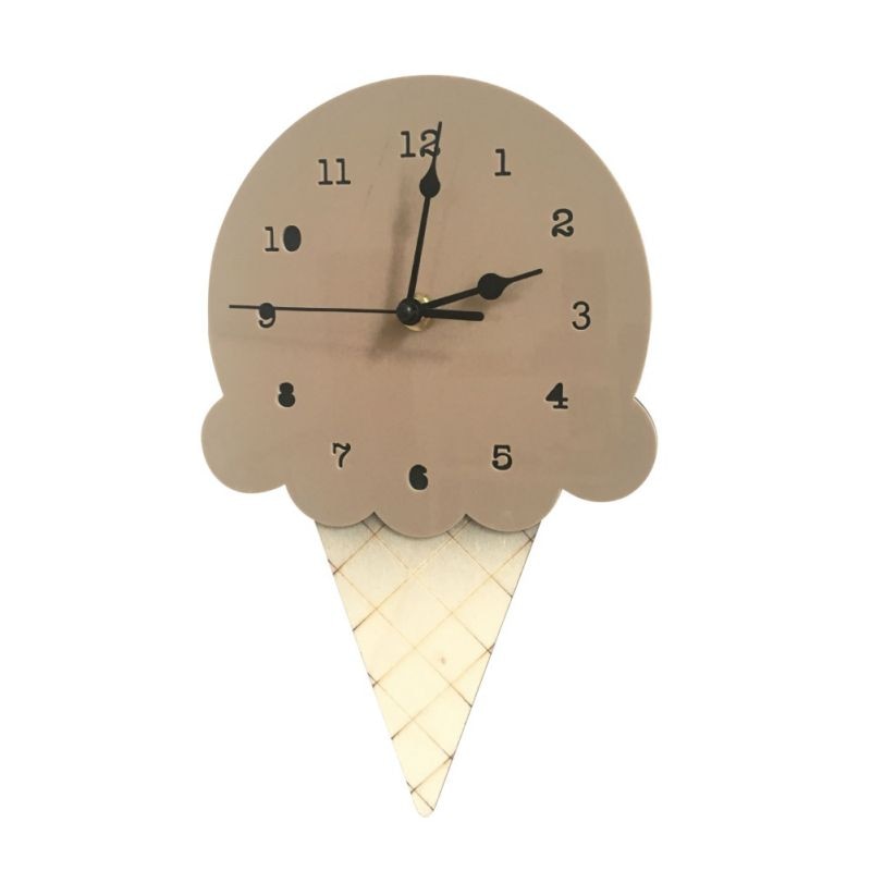 FrostTime Isformet Wanduhr – Lustiges und Verspielt Design für Kreative Räume