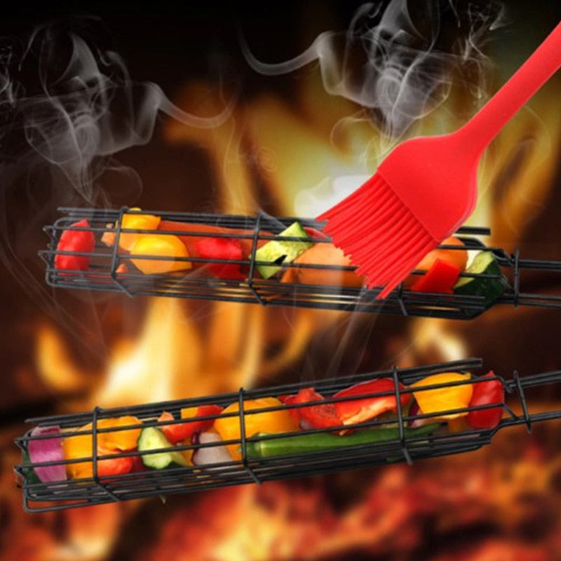 GrillMaster - Premium Grillkurvenset für Gemüse und Fleisch