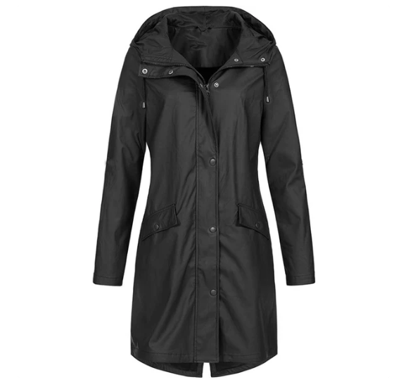 Damen Regenjacke Kaye mit Kapuze