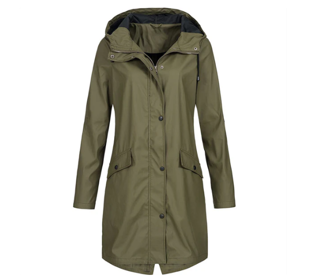 Damen Regenjacke Kaye mit Kapuze