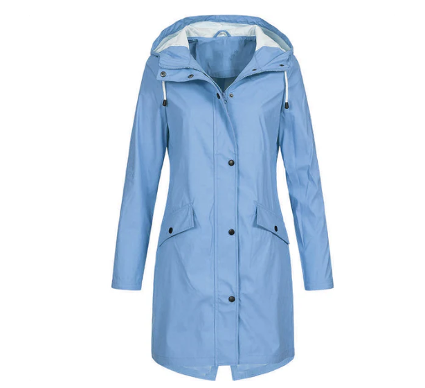 Damen Regenjacke Kaye mit Kapuze