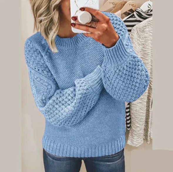 Yanna | Kuscheliger Strickpullover in mehreren Farben