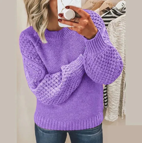 Yanna | Kuscheliger Strickpullover in mehreren Farben