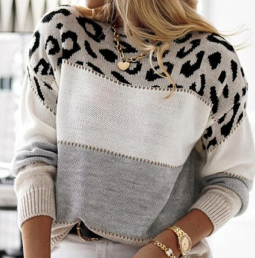 Pull mit Leopardenmuster Jonisa