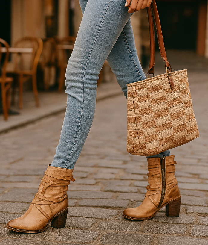 Aurelia – Damen Ankle Boots mit Vintage-Charme & modernem Absatz