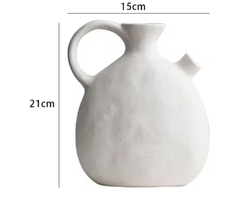 GlossyCharm - Texturiert keramische Vase