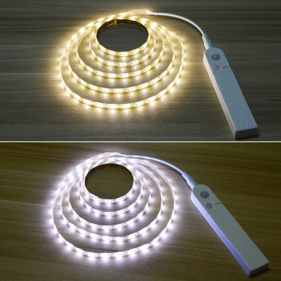 GlowTrack - Batteriebetriebene Bewegungsmelder LED-Streifenlichter