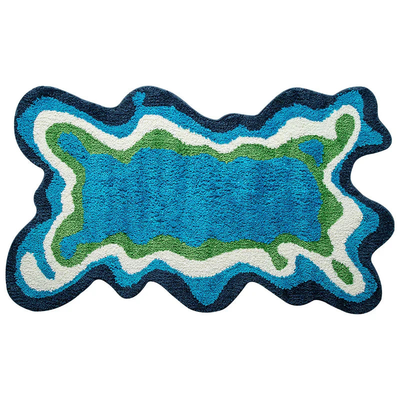GrooveNest Gewebte Retro Teppich