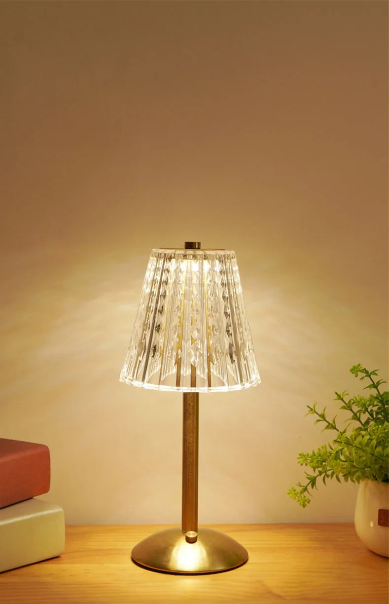 Kristall LED Schreibtischlampe