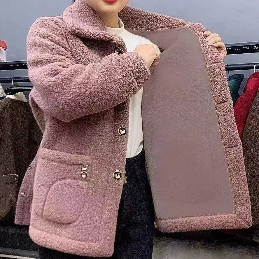 Astrid Fleece Wintermantel für Damen