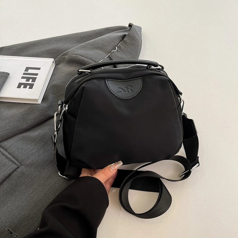 Gry - Einfache Schulter-Crossbody-Tasche in mehreren Schichten