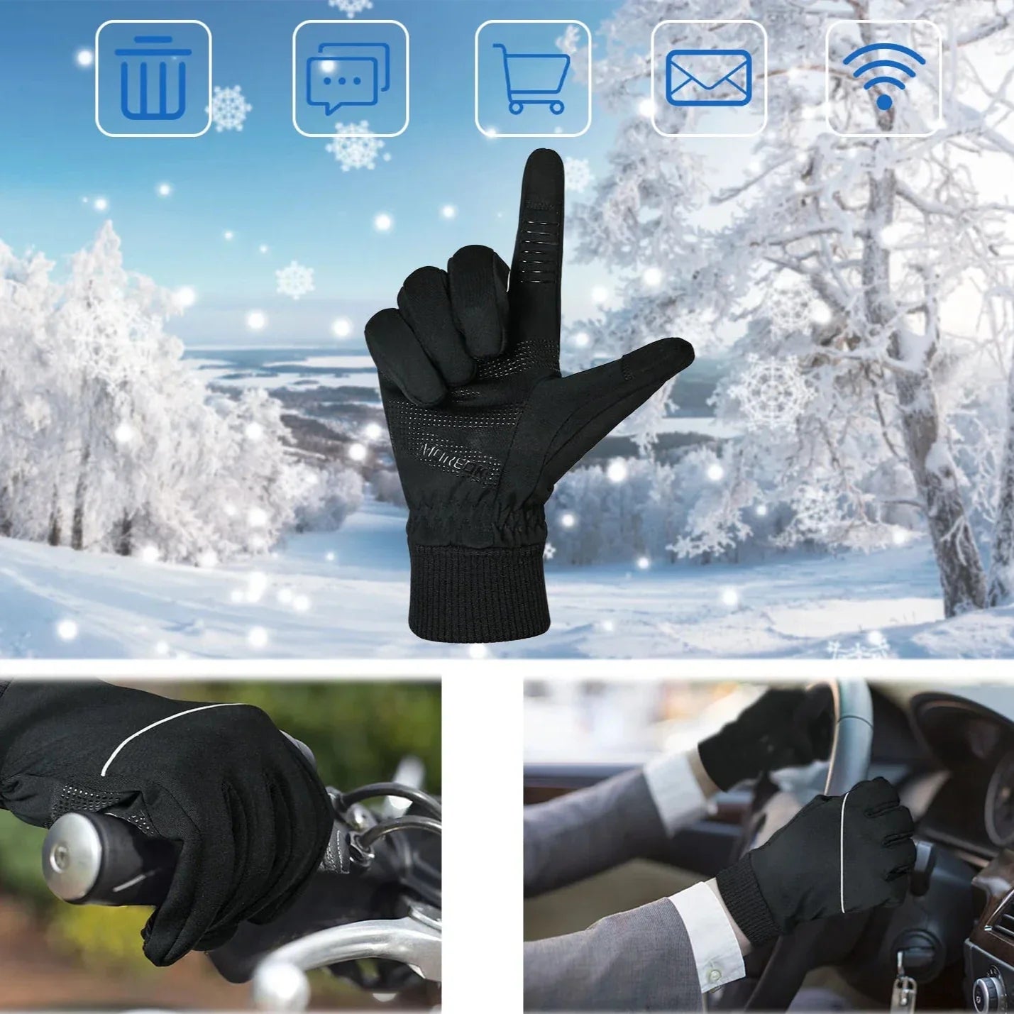 Warme thermische Handschuhe
