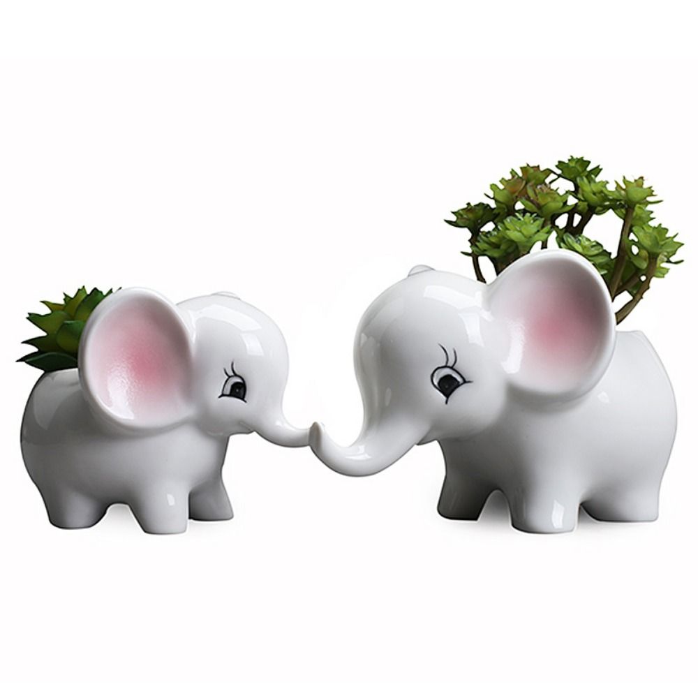 ElephantElegance Skulpturaler Pflanzkübel – Modernes Dekoratives Elefanteninspiriertes Design