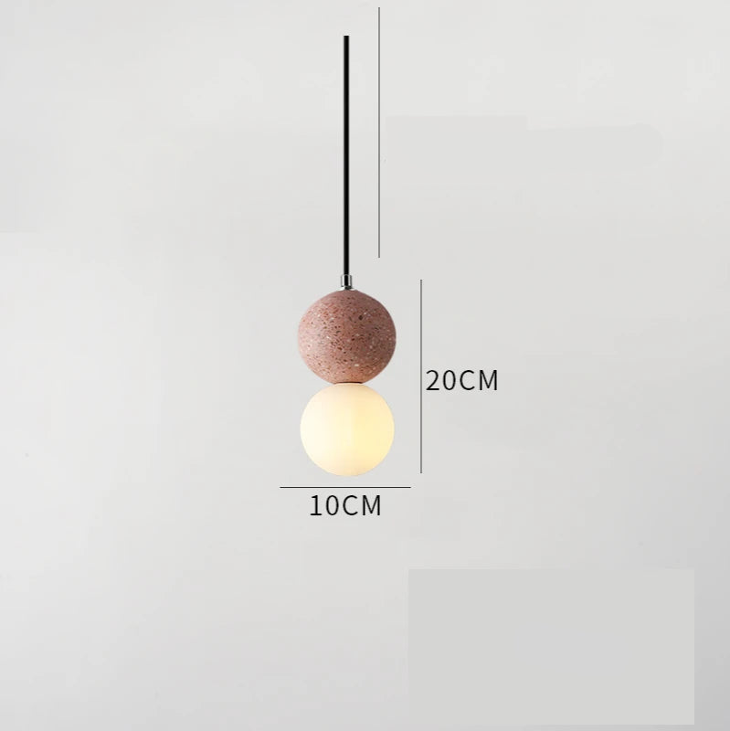 LumiOrb – Minimalistische Pendelleuchte mit Glasschirm