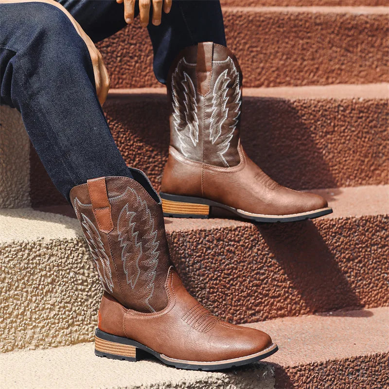 Alexander – Handgearbeitete Western-Stiefel mit Komfortsohle – Stil trifft Alltag