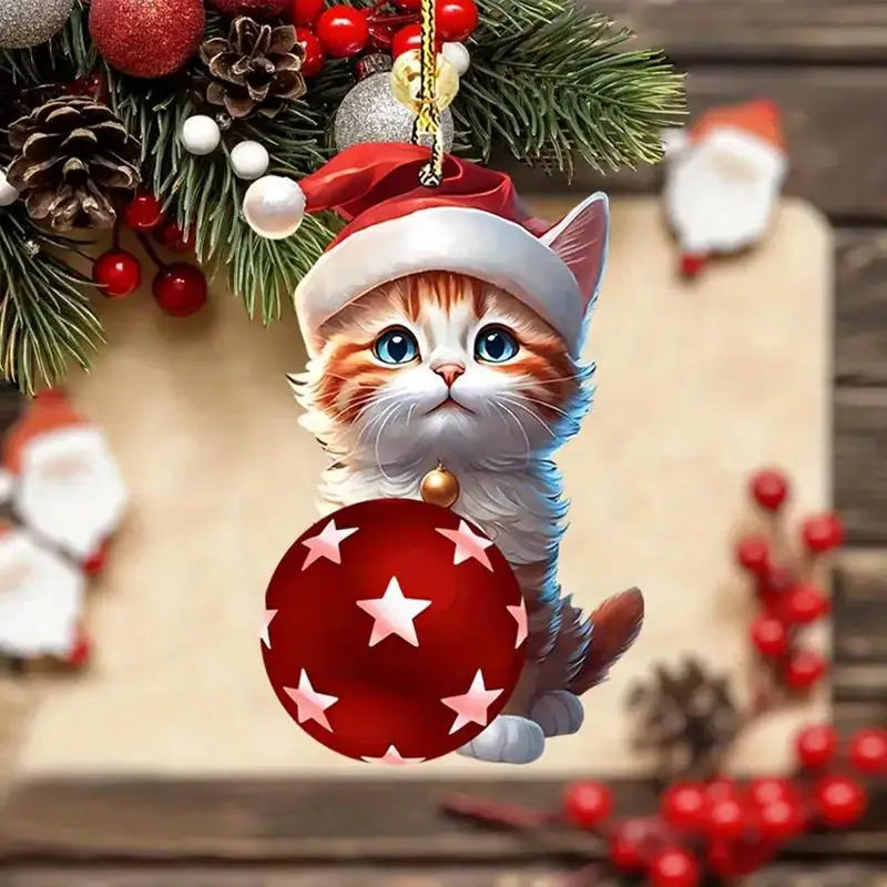 Adventskalender mit Weihnachtsbaumschmuck 2025 Süße Tiercomic
