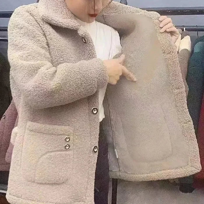 Astrid Fleece Wintermantel für Damen