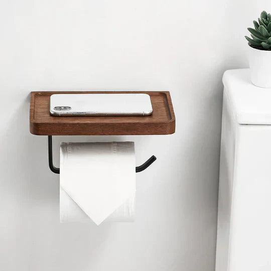 WoodGuard - Eleganter Holzhalter für ein ordentliches und sauberes Badezimmer