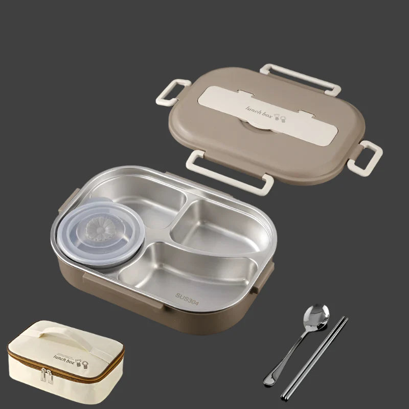 HeatMate - Lunchbox-Set aus rostfreiem Stahl