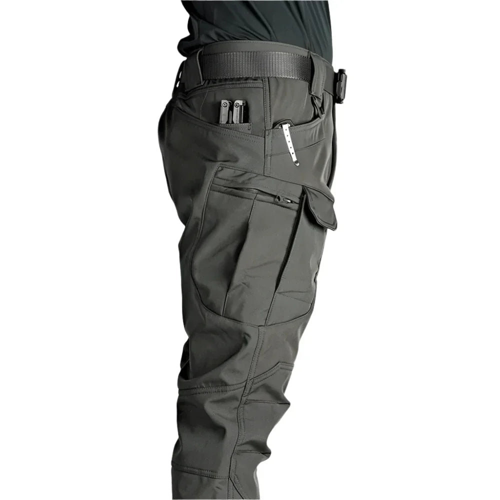 Theo - Cargo-Hosen mit geradem Bein aus Fleece für Männer