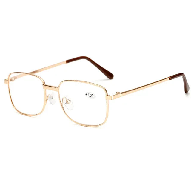 Lesebrille mit Metallrahmen