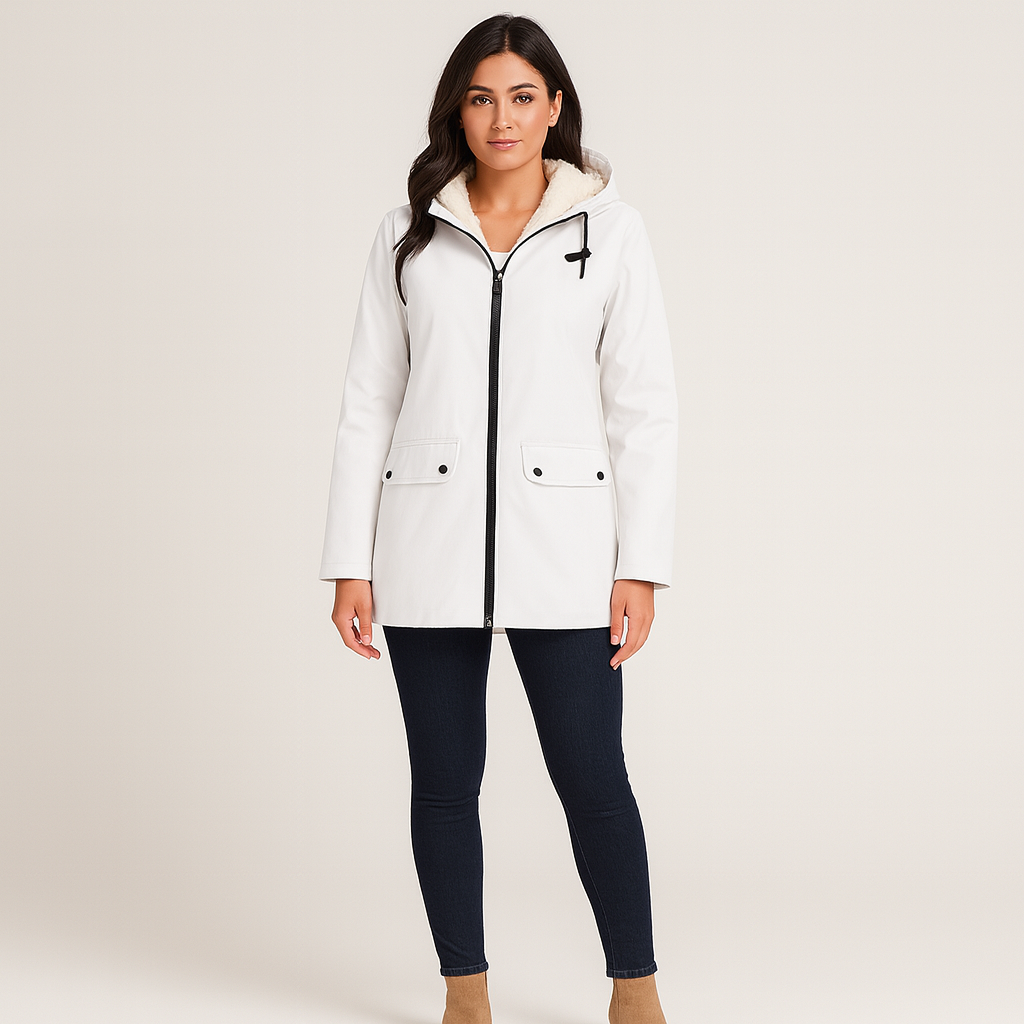 Shania | Wasserdichter Winter-Trenchcoat mit Kapuze