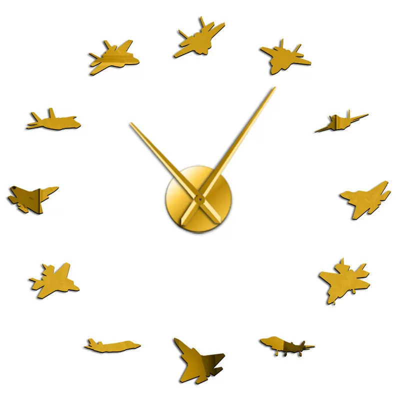 SkyFlight künstlerische Wanduhr mit Schwalbensilhouette