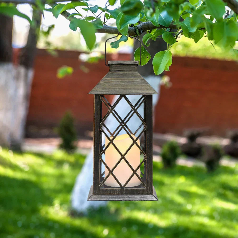 SolarGlow – Dekorative Laternen quer und schräg mit simuliertem Sonnenlicht
