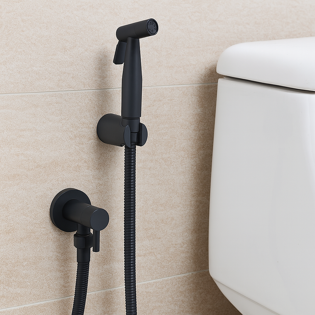 StreamMist | Edelstahl-Bidet-Spray mit Wandhalterung
