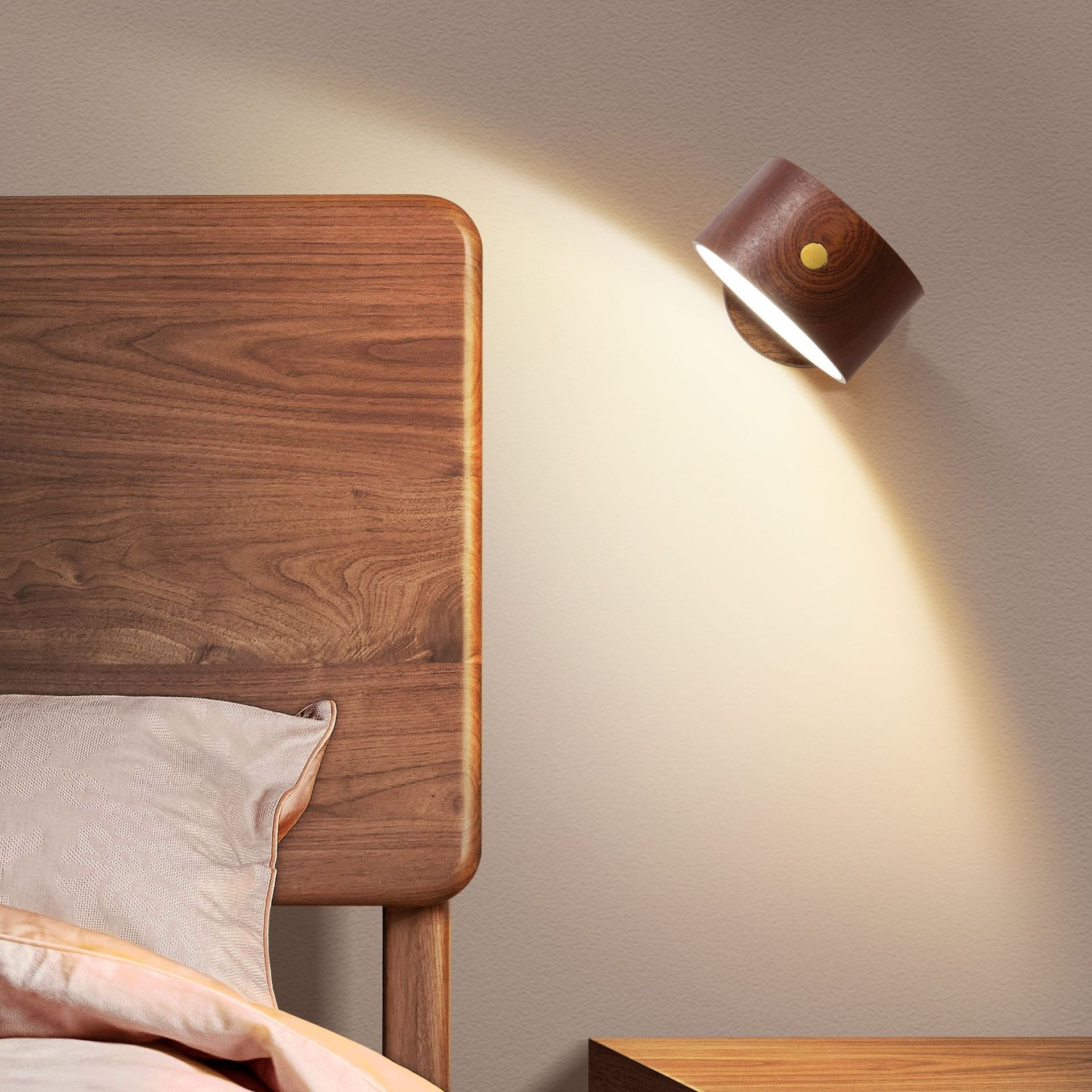Skandilight - Dunkle Birke Wandleuchte