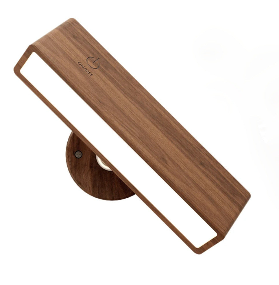 Luma - Kabellose Wandleuchte - Dunkle Birken Eleganz