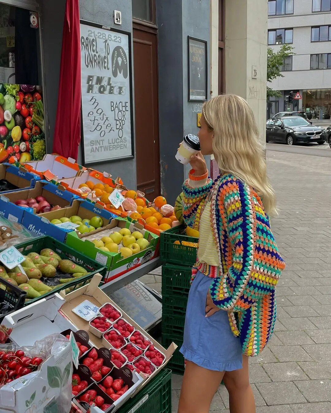 Aria - Bunter und Bequemer Cardigan