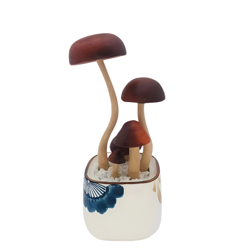 WhimsiShroom Innenraumdekoration – Verspielt Pilzarrangement