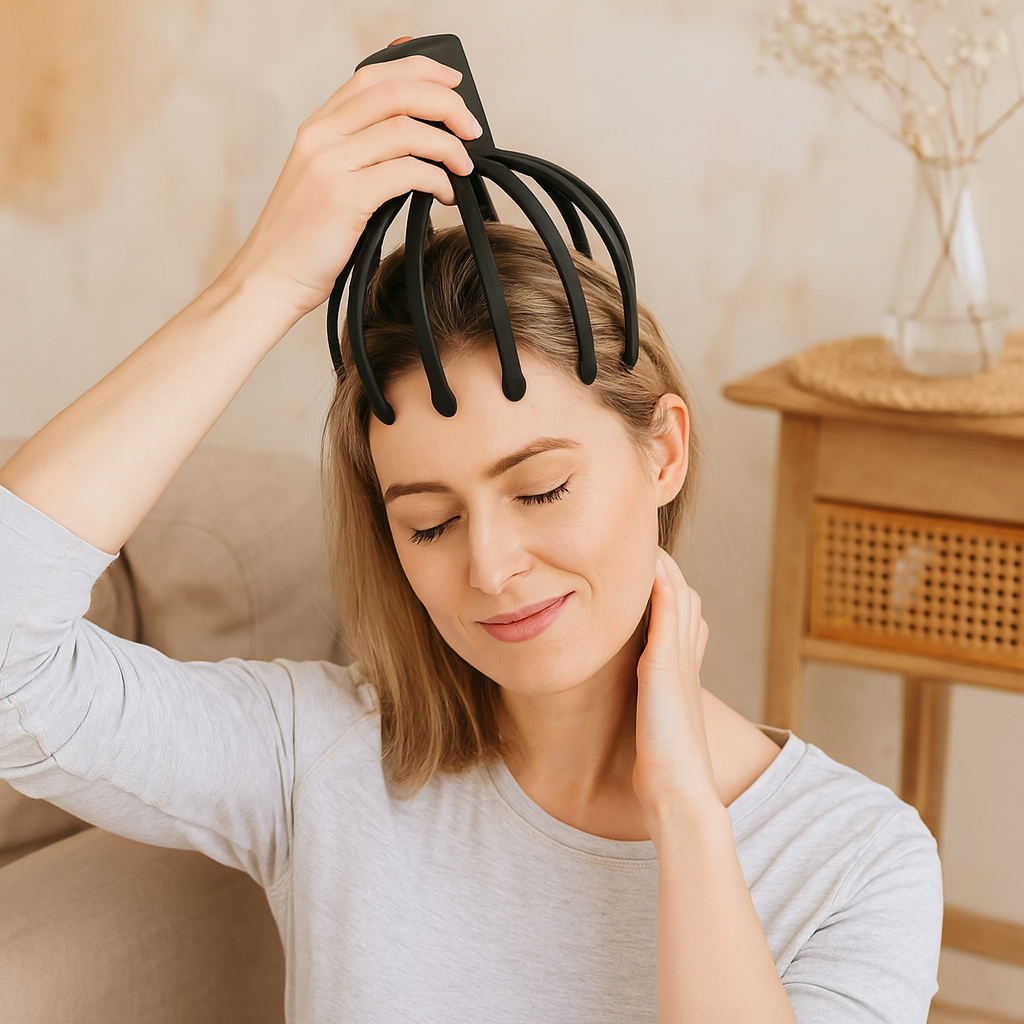 Veyora | Elektrischer Octopus Claw Kopfhautmassager