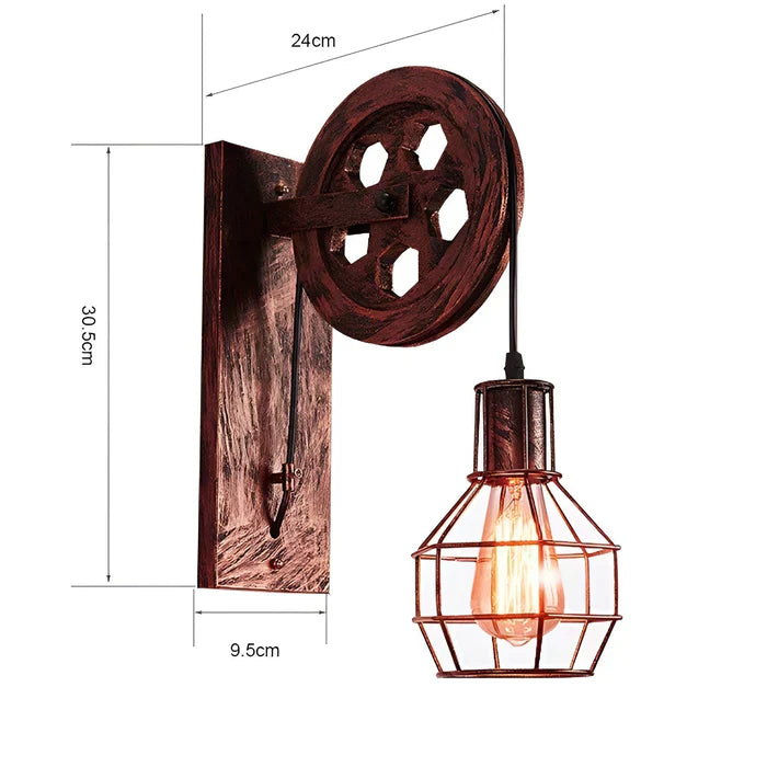 IndustrialGlow - Moderne LED-Wandleuchte